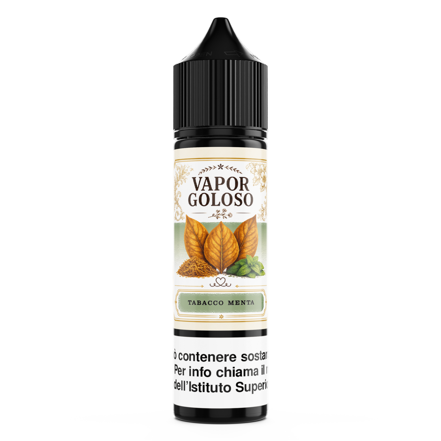 VAPORGOLOSO-TABACCO MENTA-10ML-SHOT
