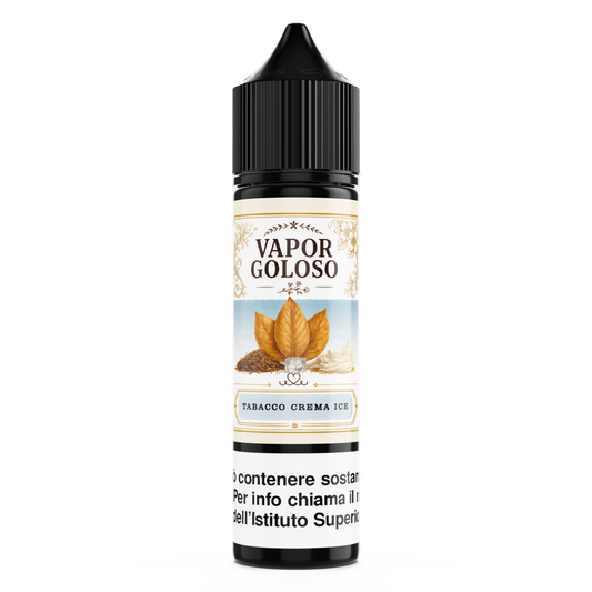 VAPORGOLOSO-TABACCO CREMA ICE-10ML-SHOT